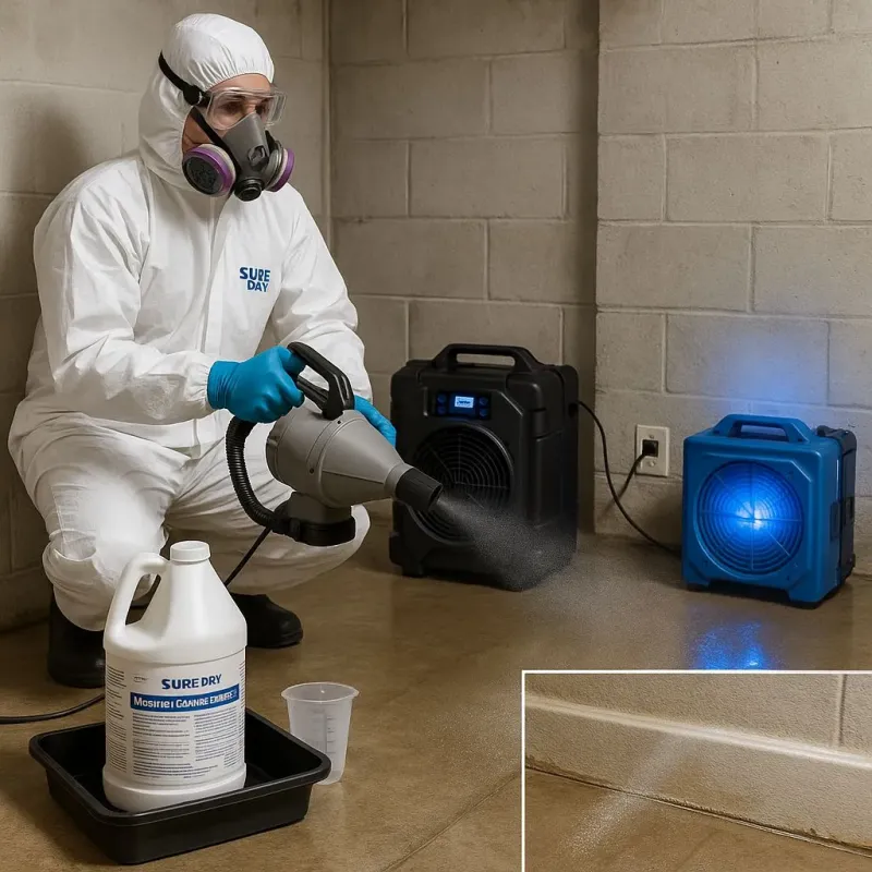 Sanitization and Odor Removal process in Stratford, CT