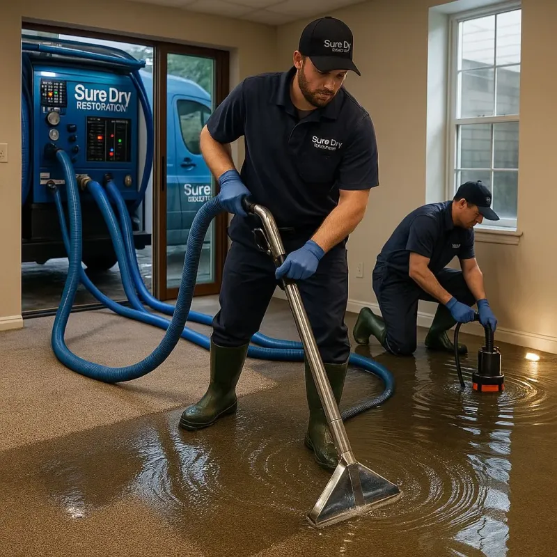 Water Extraction and Removal process in Stratford, CT